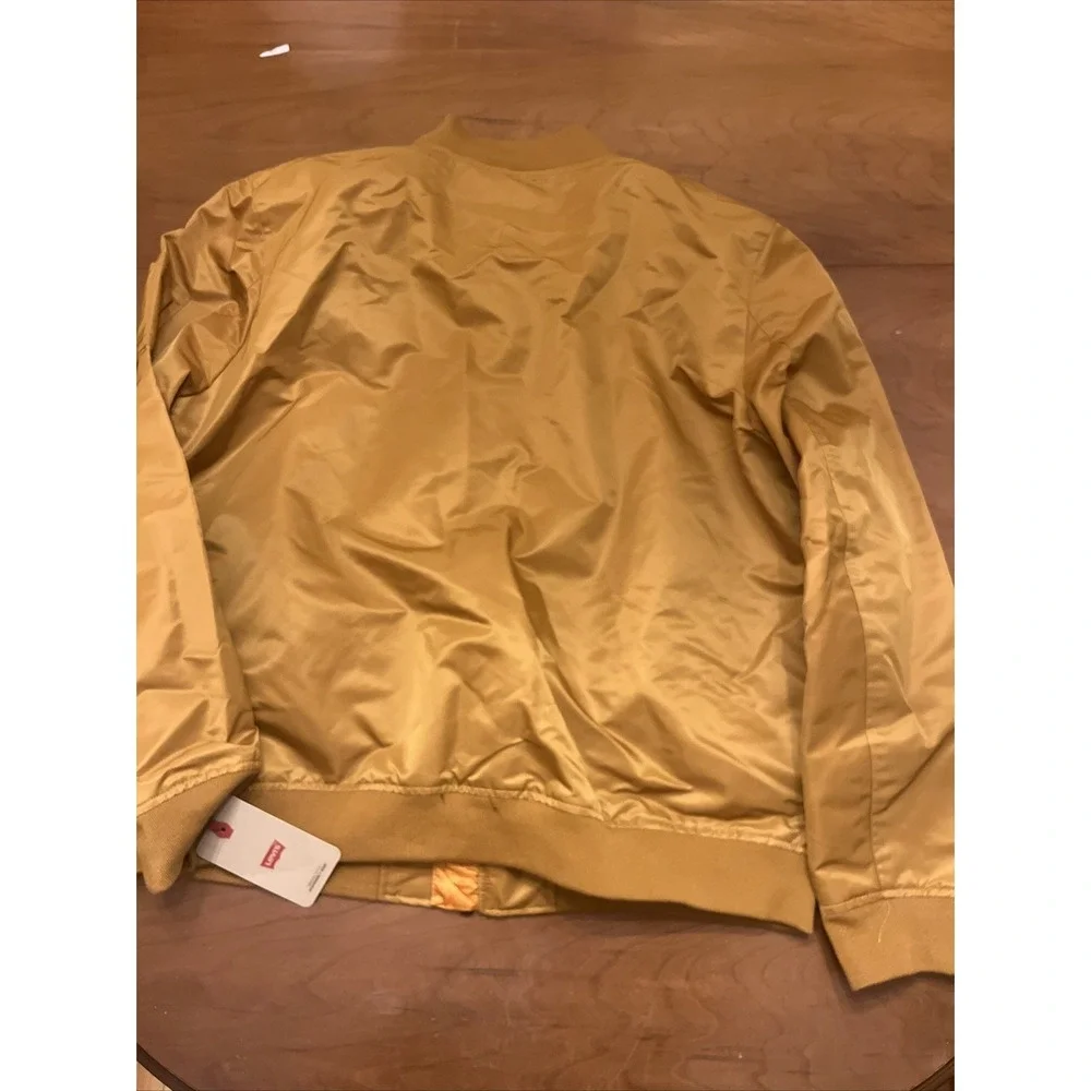 New Levi's Men's Water Resistant Bomber Flight Jacket NWT XXL Rust Color